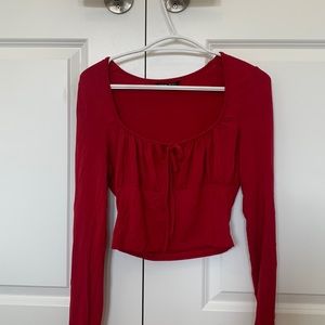 Red long sleeve